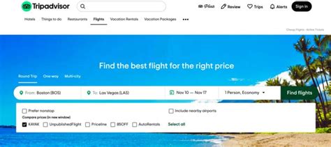 tripadvisor flights